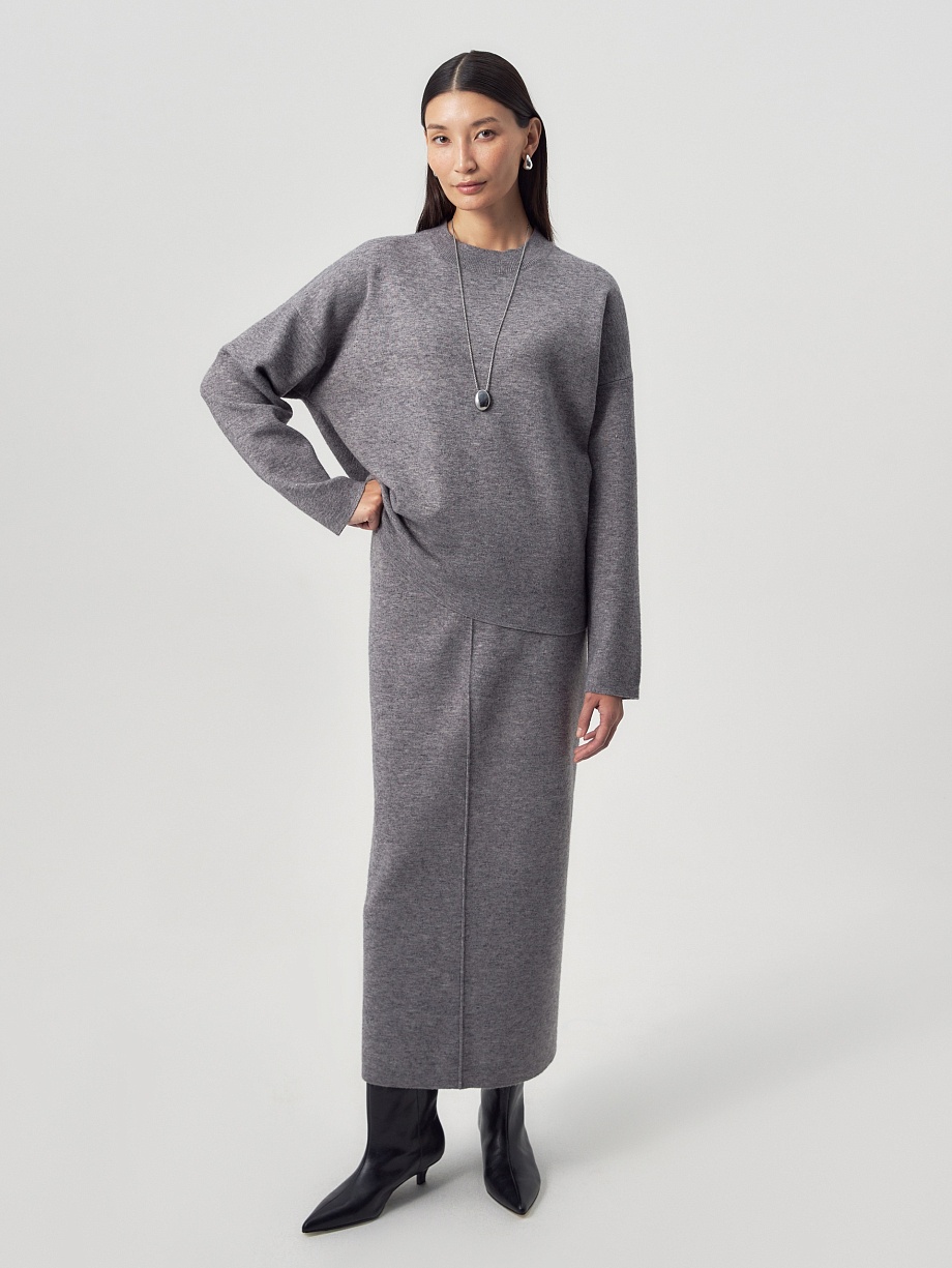 Юбка из вискозной пряжи