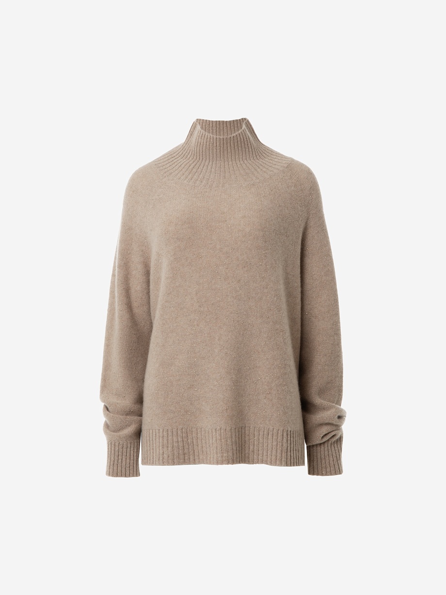 Свитер из 100% кашемира с люрексом