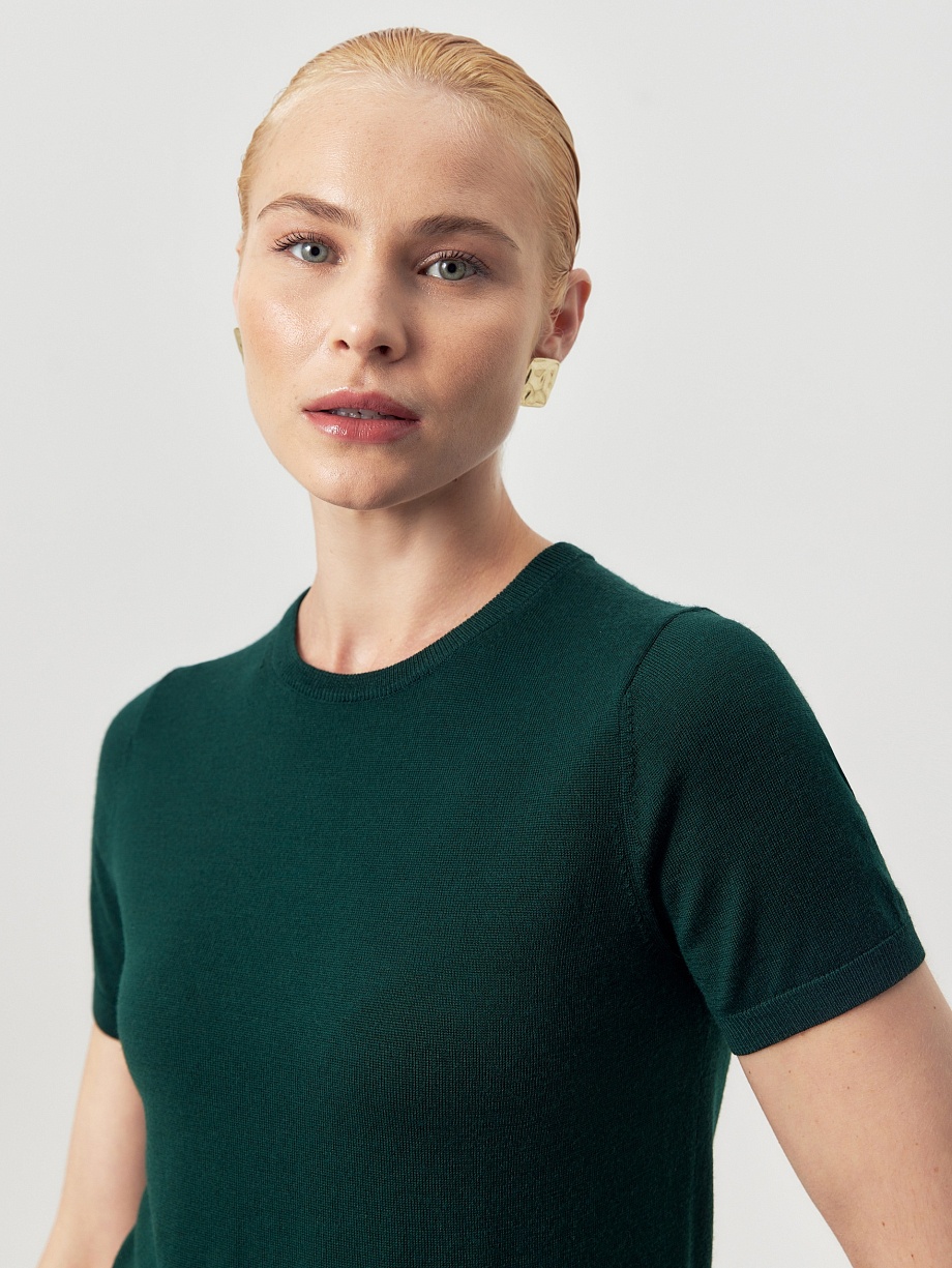 Джемпер из 100% шерсти мериноса