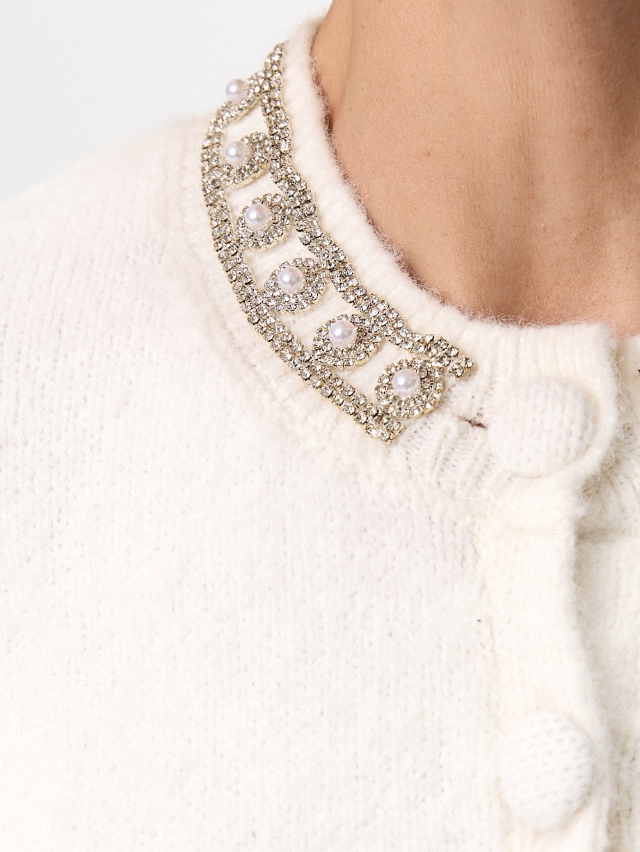 Кардиган из вискозы с добавлением шерсти