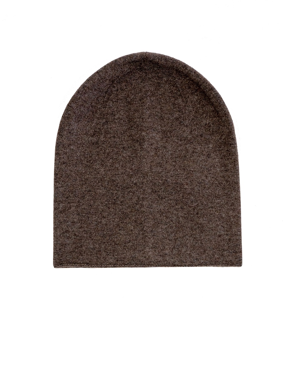 Шапка из премиальной шерстяной пряжи с кашемиром