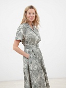 Платье хлопковое с растительным принтом POMPA арт.4135510sw0590