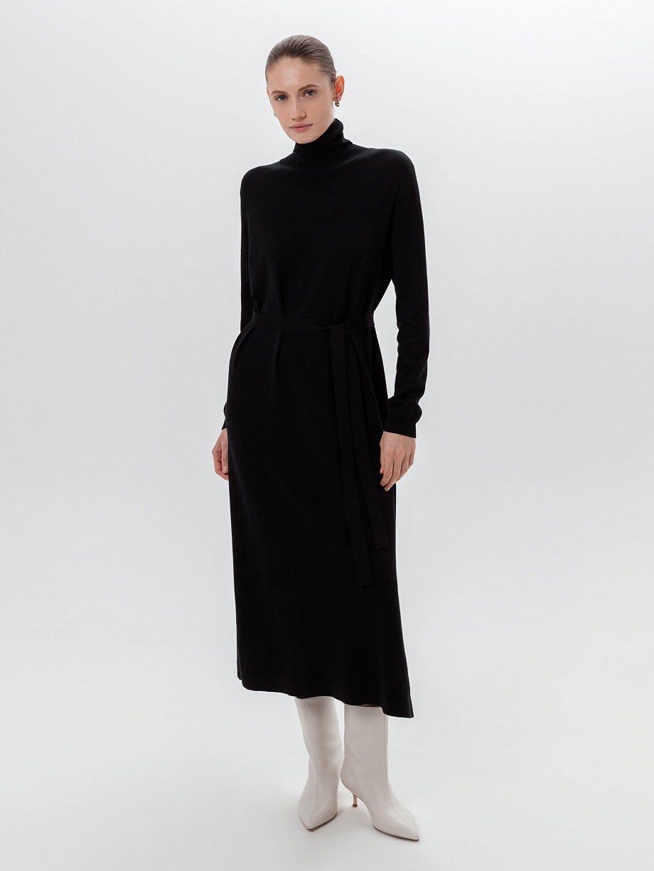 Базовое вязаное платье из вискозы