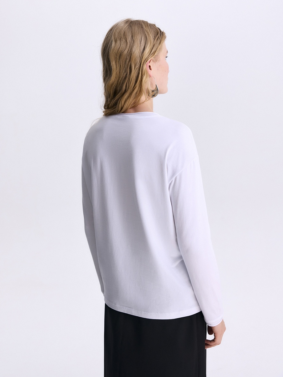 Лонгслив из хлопка