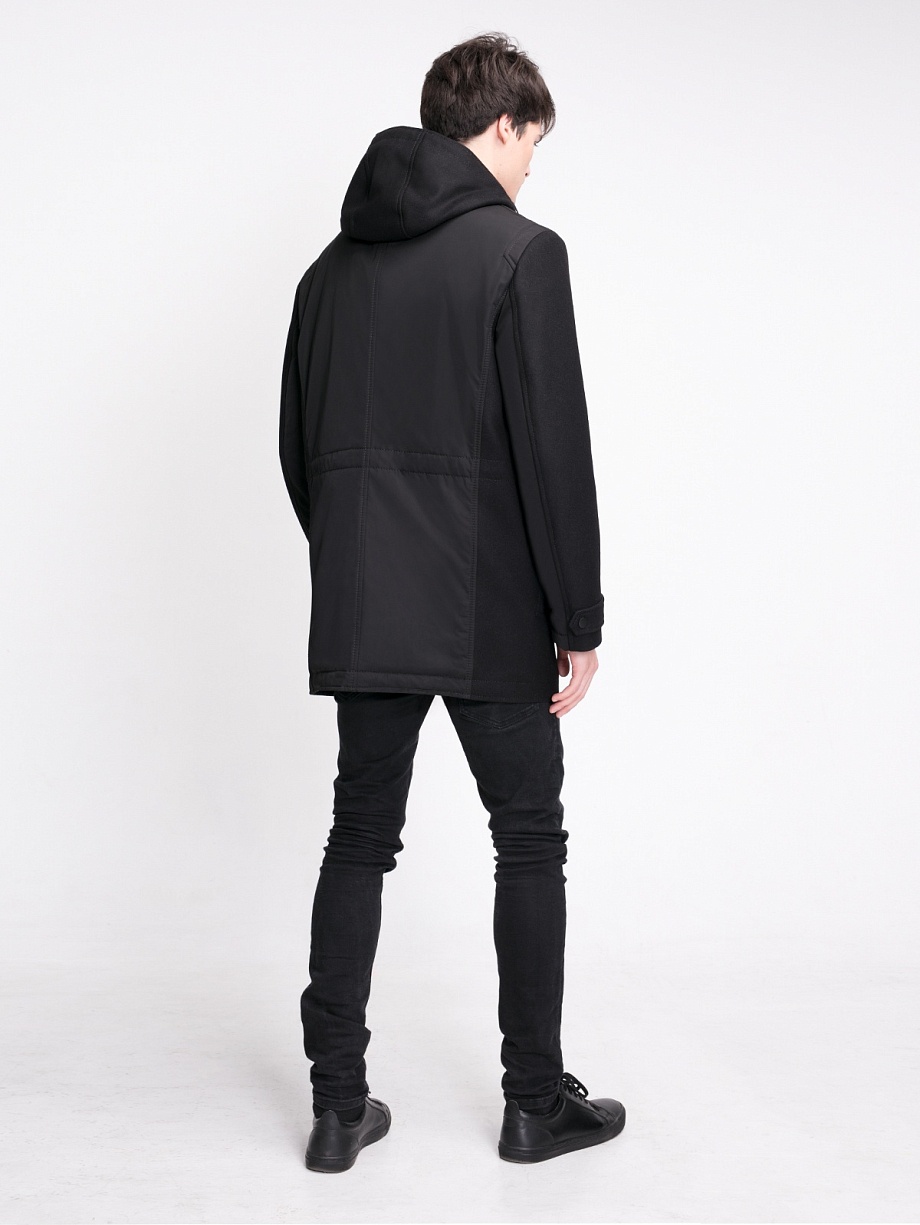 Пальто мужское зимнее с мембраной и подогревом