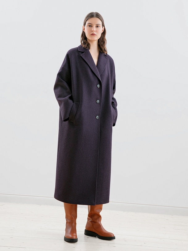 Пальто из премиальной шерсти с мембраной