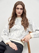 Вязаный джемпер из вискозной пряжи  POMPA арт.1217340kn1390