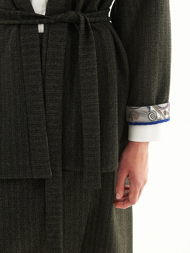 Двусторонний трикотажный жакет