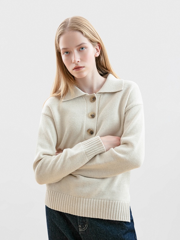 Джемпер поло женский