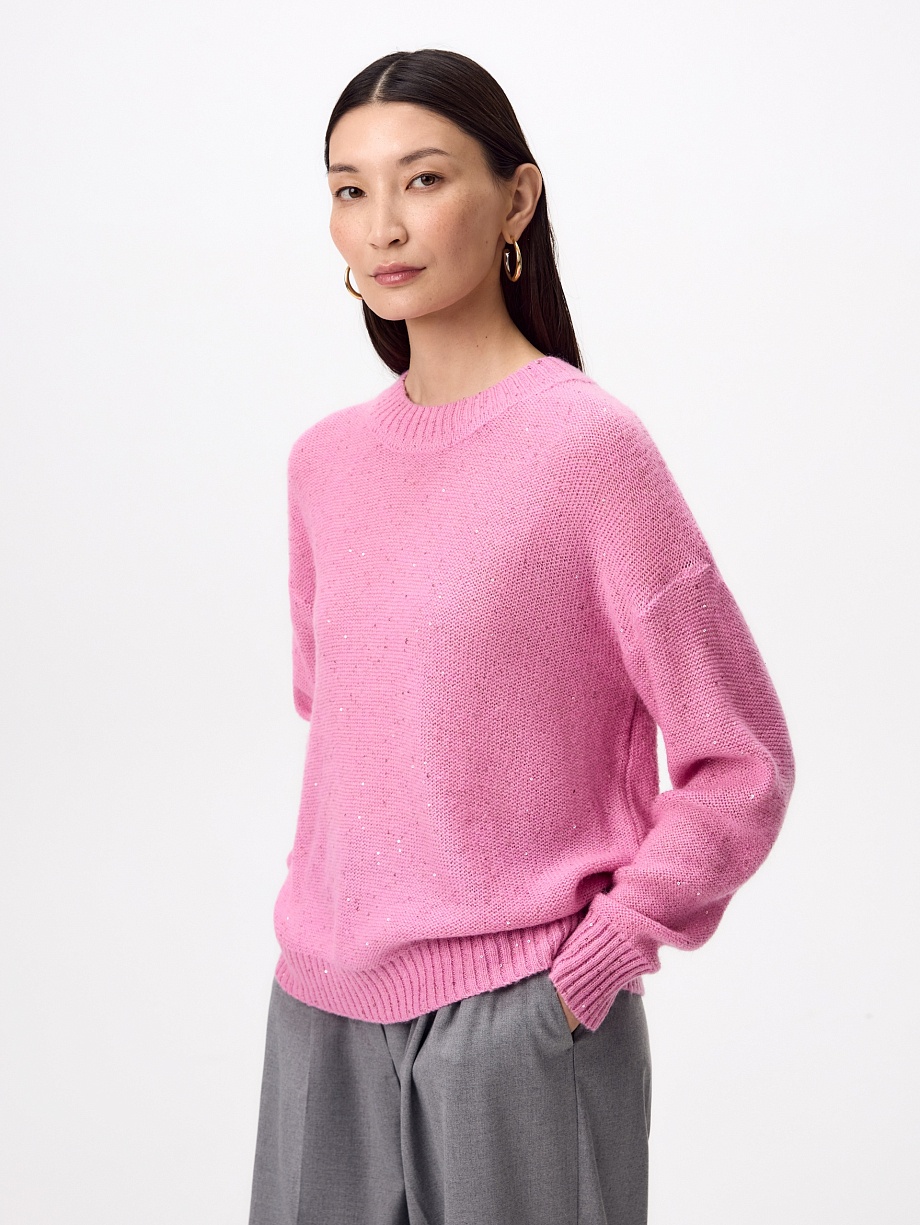 Джемпер с пайетками