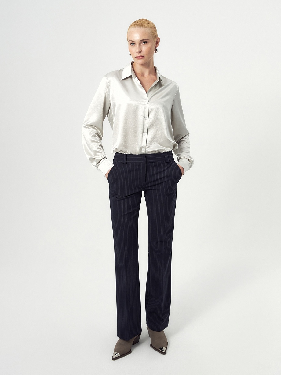 Рубашка из атласа