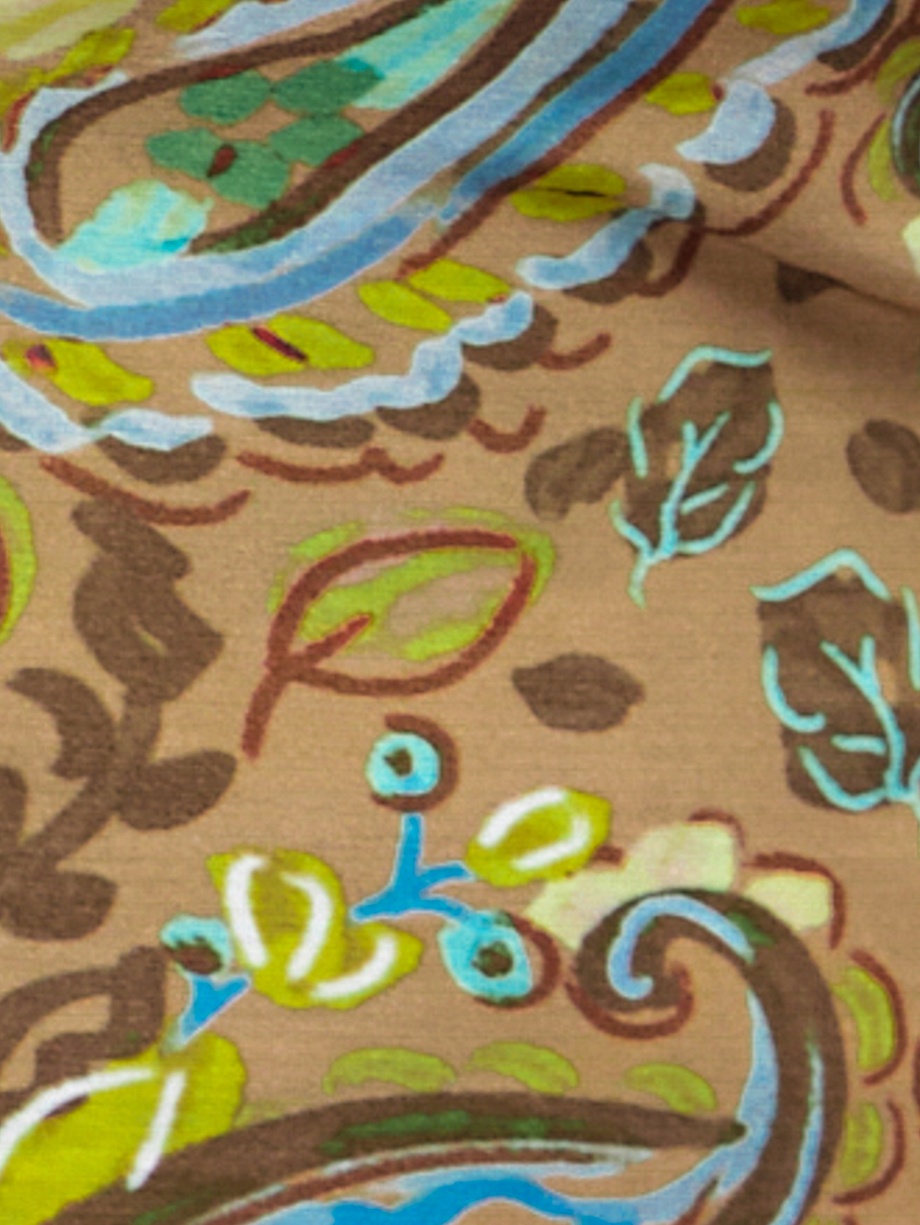 Летний открытый топ из натуральной ткани с завязками на шее 