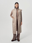 Пальто из премиальной шерсти со стёганым жилетом POMPA арт.1016220p91187