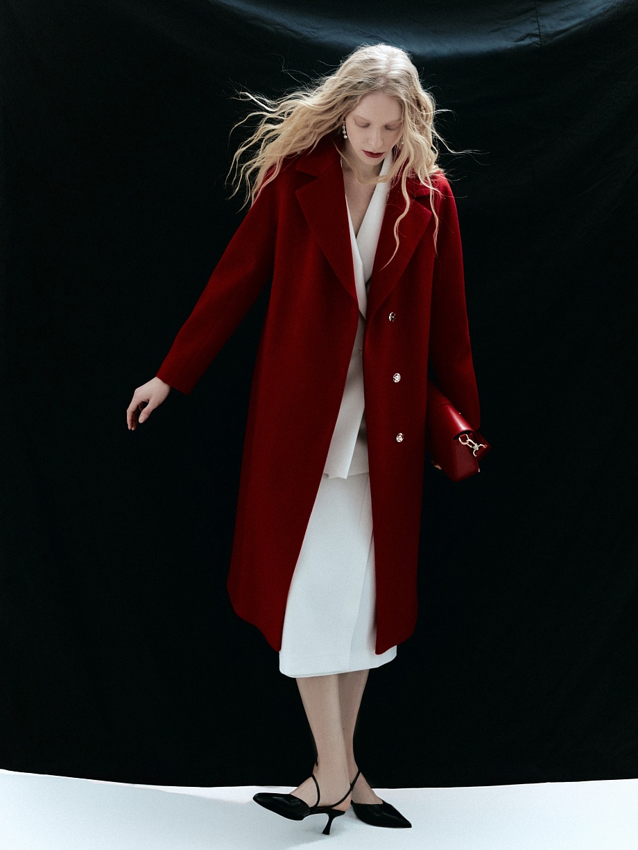 Шерстяное пальто с мембраной