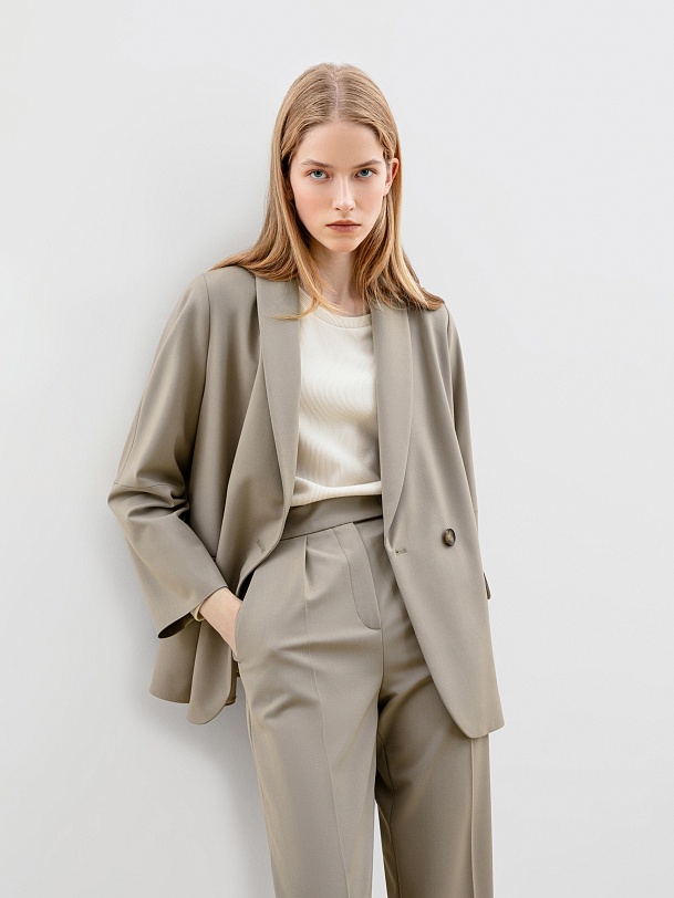 Свободный прямой жакет