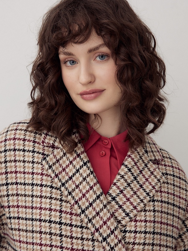 Шерстяное пальто с мембраной