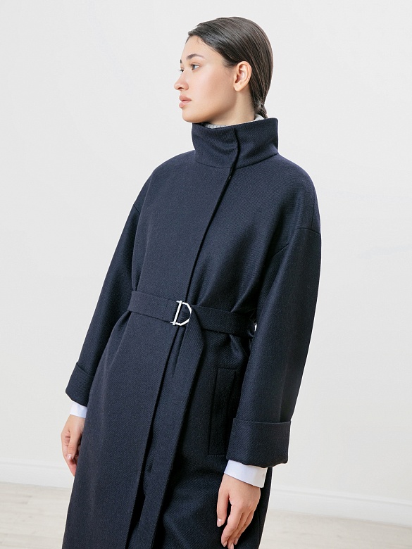 Пальто женское еврозима с мембраной и утепленной спинкой POMPA арт.1013940p90064