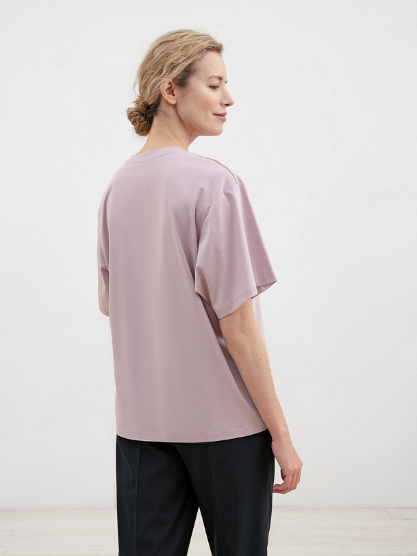 Футболка оверсайз с надписью Bonjour