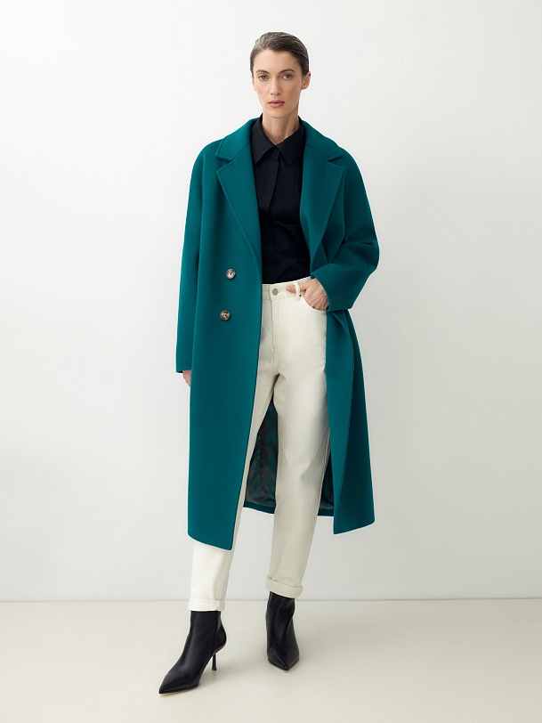 Шерстяное пальто с мембраной