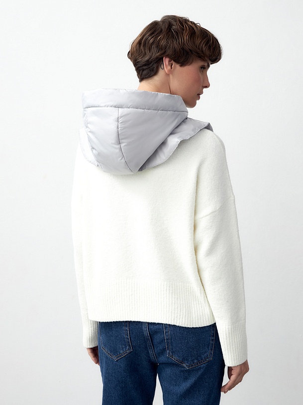 Съемный утеплённый непромокаемый капюшон