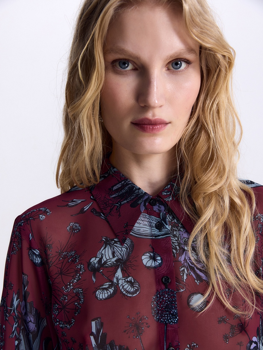 Блуза из шифона