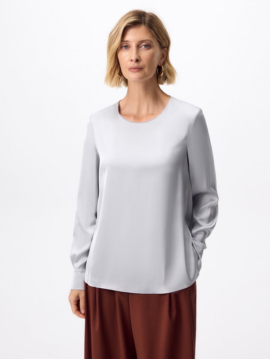 Блуза из атласа