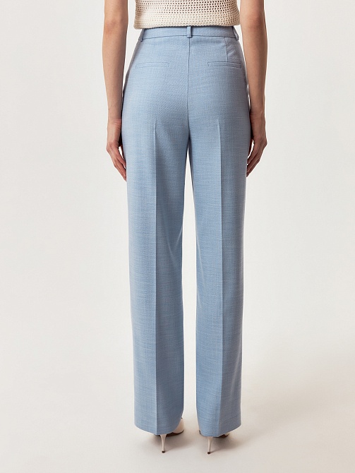 Классические брюки из костюмной ткани