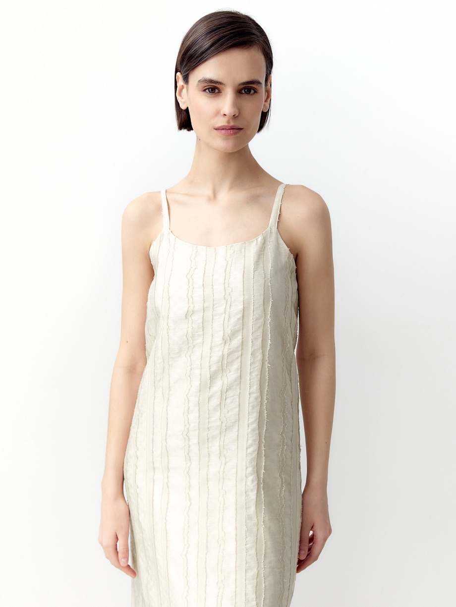 Платье-комбинация с разрезами