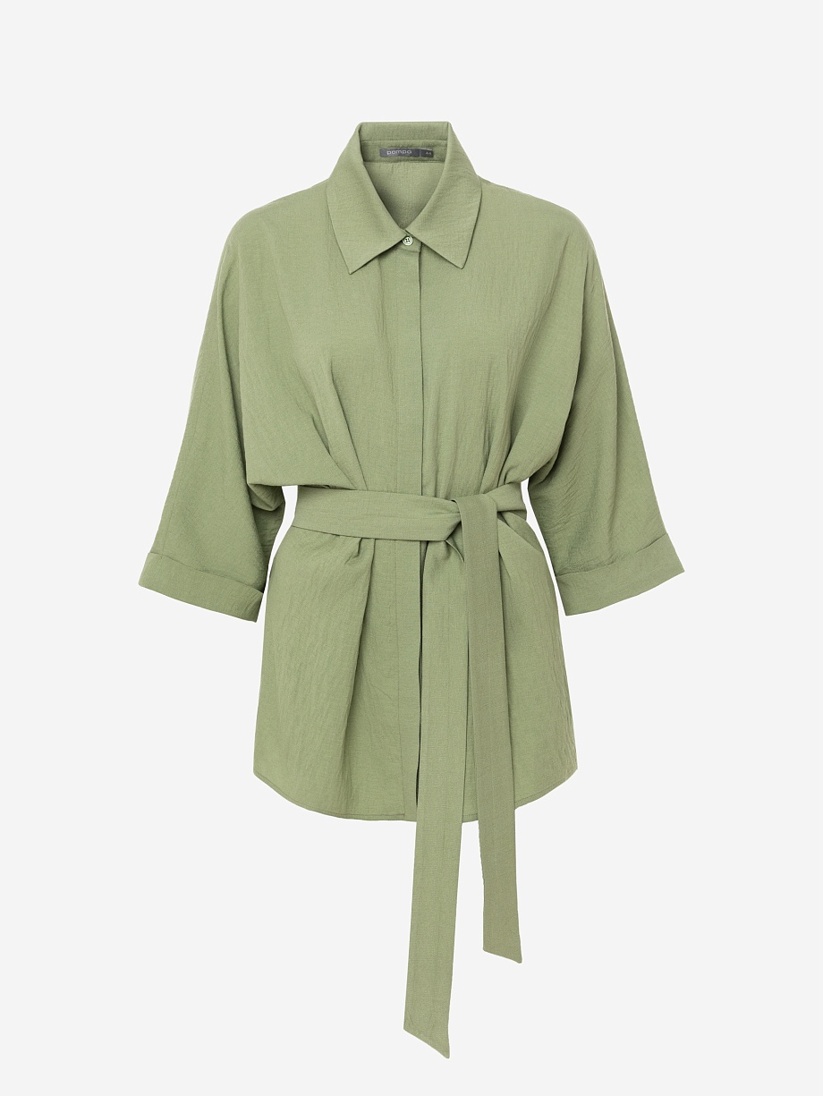 Свободная блуза из вискозной ткани