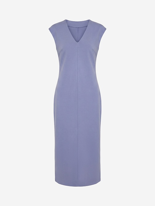 Трикотажное платье миди из хлопка