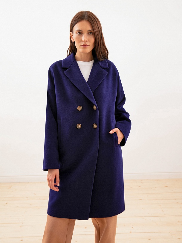 Пальто-кокон с мембраной