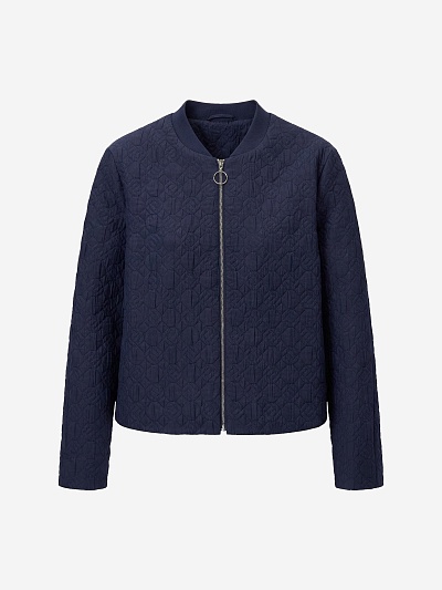 Стеганый жакет на молнии POMPA