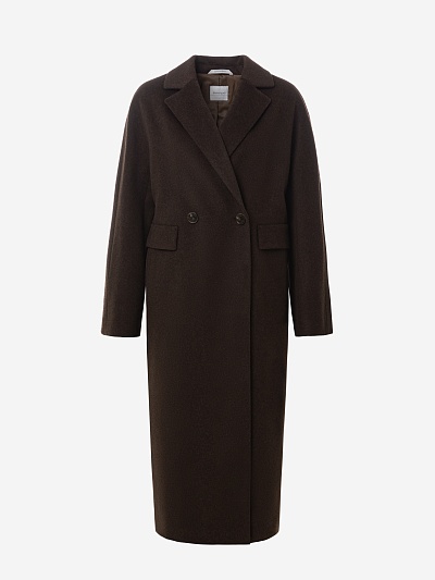 Пальто из шерсти с мембраной и утеплённой спинкой POMPA