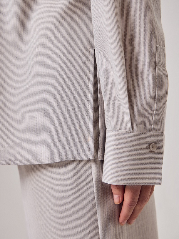 Рубашка из льняной ткани