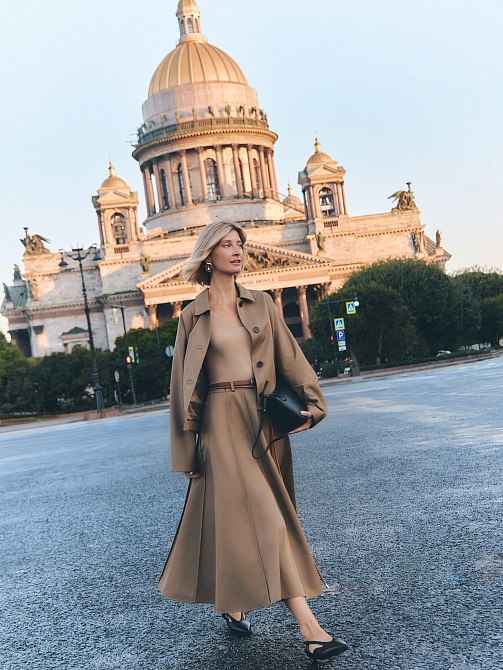 Юбка-трапеция с водоотталкивающей пропиткой