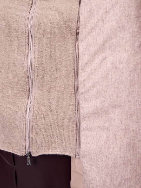 Пуховик из премиальной ткани с мембраной и натуральным утеплителем POMPA арт.1016390r60005