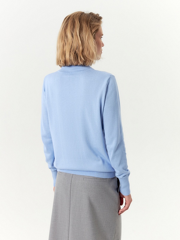 Водолазка из вискозы и хлопка