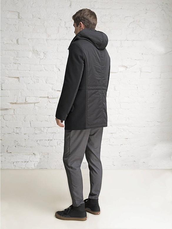 Зимнее мужское пальто с мембраной POMPA арт.1730010S90099