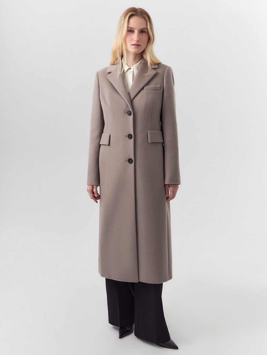 Пальто из 95% шерсти с мембраной