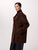 Полупальто из шерсти Альпака Бэби Сури с мембраной и утеплённой спинкой POMPA арт.1024983p90090