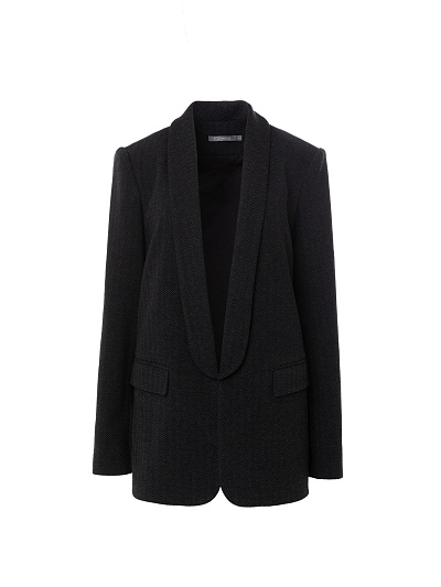 Жакет из жаккардового трикотажа POMPA