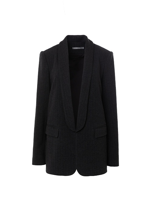 Жакет из жаккардового трикотажа POMPA