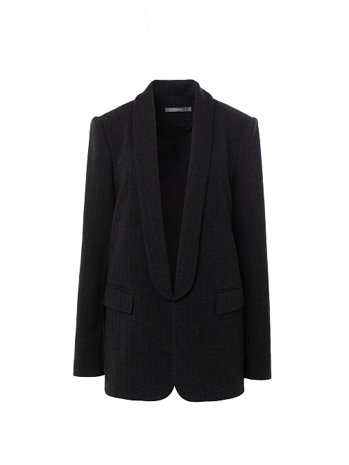 Жакет из жаккардового трикотажа