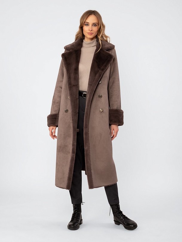 Дубленка из экомеха