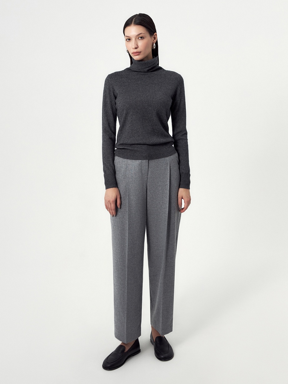 Брюки из костюмной шерсти
