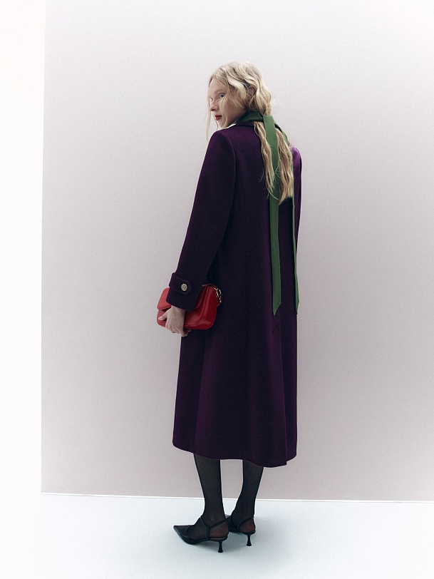 Шерстяное пальто с мембраной