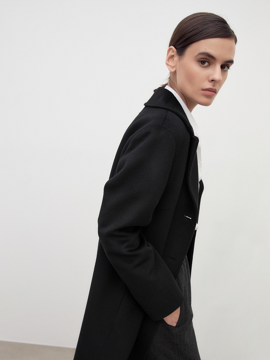 Пальто из 95% шерсти с мембраной