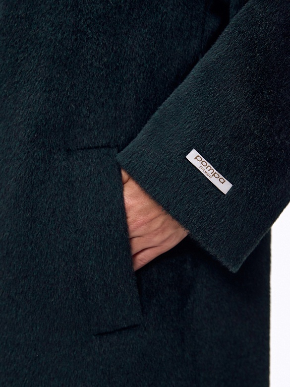 Пальто из шерсти с мембраной и утеплённой спинкой POMPA арт.1016085r90049