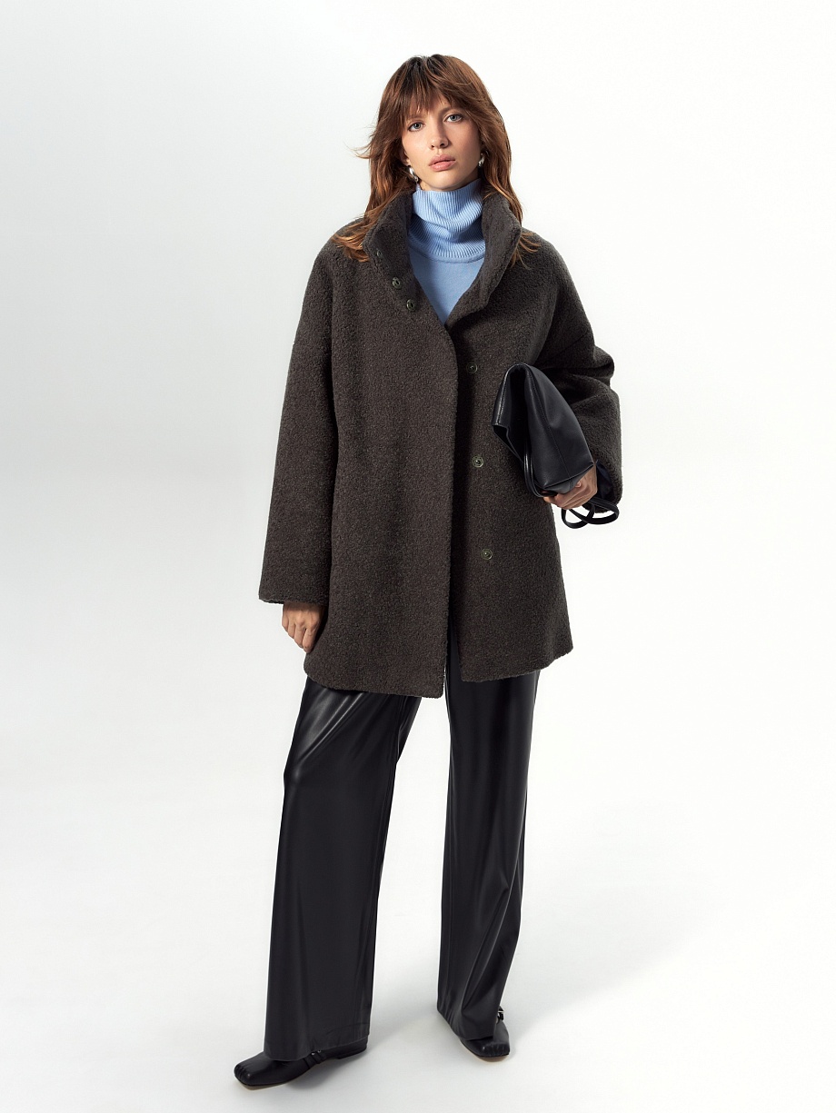 Укороченная экошуба с утеплителем и мембраной