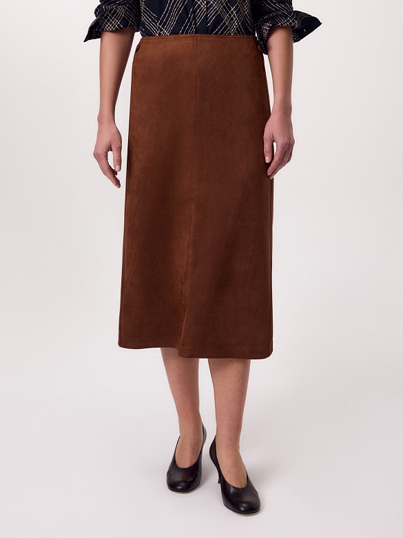 Юбка из экозамши POMPA арт.1183310jr3181